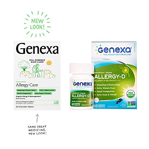 Genexa Allergy Care - 60 Tablets - Multi-Symptom Allergy Medication - Certifi...