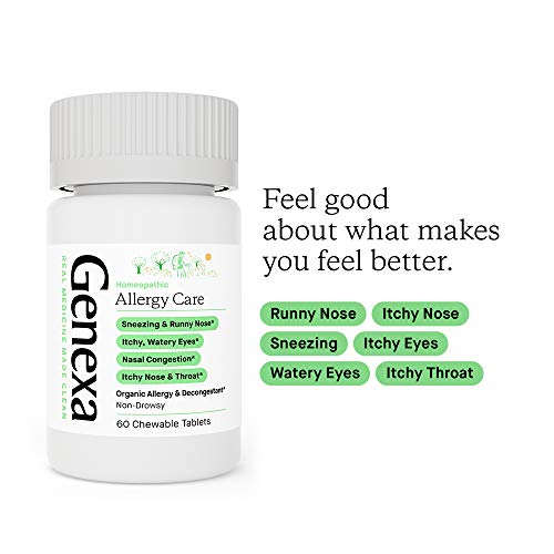 Genexa Allergy Care - 60 Tablets - Multi-Symptom Allergy Medication - Certifi...