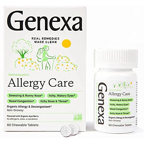 Genexa Allergy Care - 60 Tablets - Multi-Symptom Allergy Medication - Certifi...