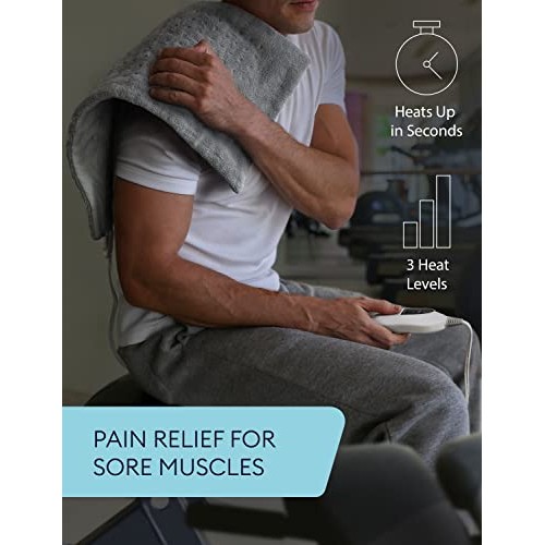 GENIANI Extra Large Electric Heating Pad for Back Pain and Cramps Relief - Au...