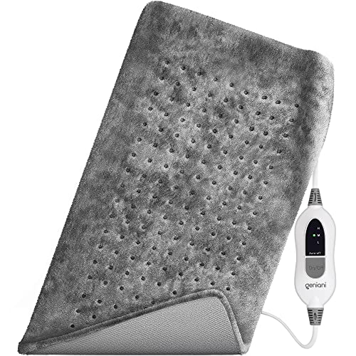 GENIANI Extra Large Electric Heating Pad for Back Pain and Cramps Relief - Au...