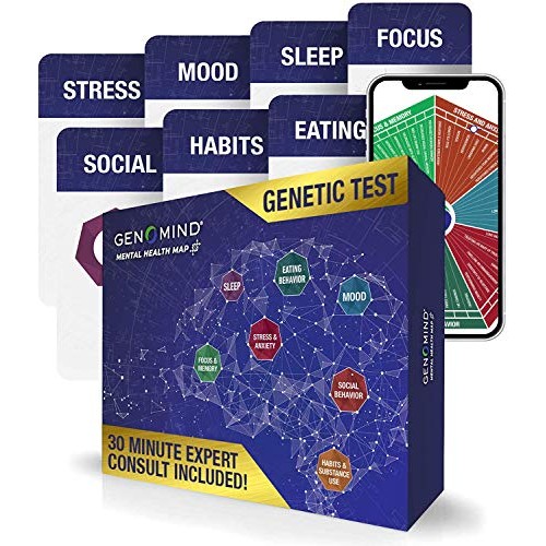 Genomind Mental Health Map: Genetic DNA Test Including Mental Health Predispo...