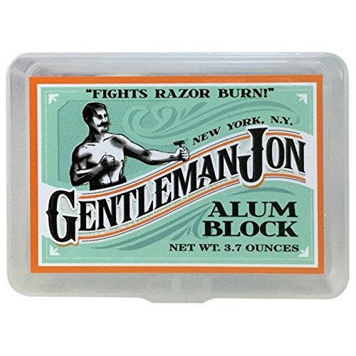 Gentleman Jon 3.7 Ounce Alum Block in Plastic Case