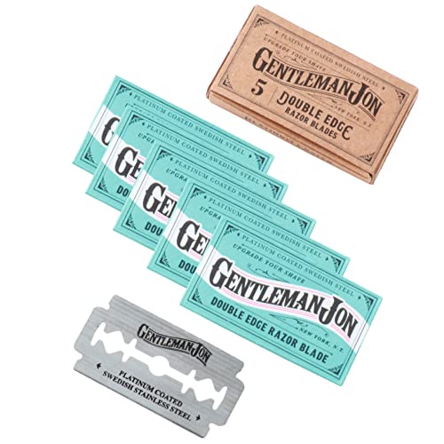 Gentleman Jon Complete Wet Shave Kit | Includes 6 Items: One Safety Razor, On...