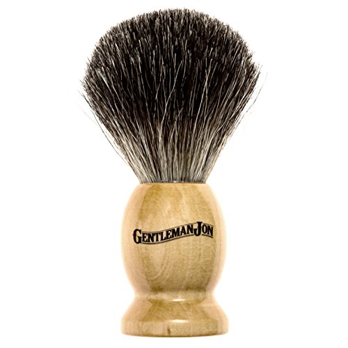 Gentleman Jon Deluxe Wet Shave Kit | Includes 8 Items: Safety Razor, Badger H...