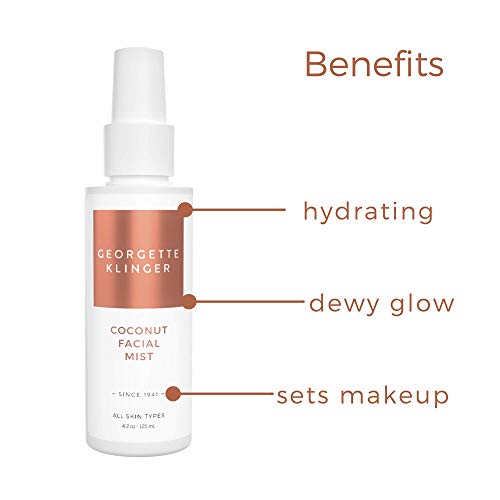 Coconut Facial Mist & Makeup Setting Spray by Georgette Klinger - Long Lastin...