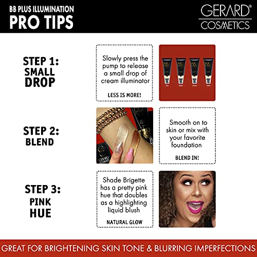 Gerard Cosmetics BB Plus Illumination Cream | Skin Perfecting Liquid Highligh...