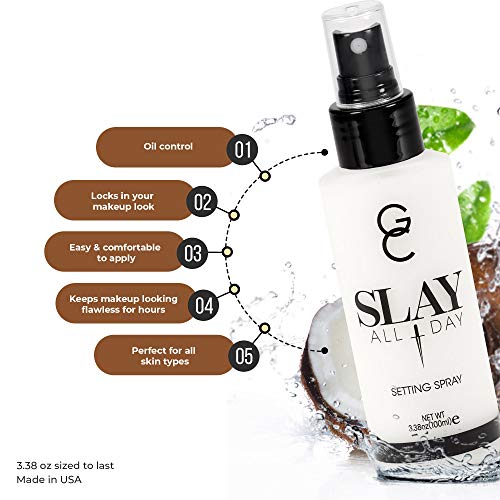 Gerard Cosmetics Slay All Day Makeup Setting Spray | Coconut Scented | Matte ...