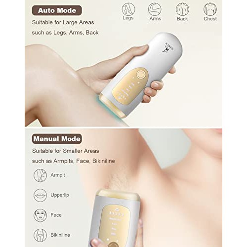 GERCY Laser Hair Removal for Women Permanent, Painless at-Home IPL Hair Remov...