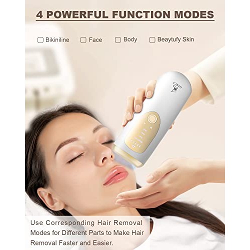 GERCY Laser Hair Removal for Women Permanent, Painless at-Home IPL Hair Remov...