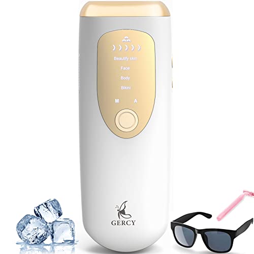 GERCY Laser Hair Removal for Women Permanent, Painless at-Home IPL Hair Remov...
