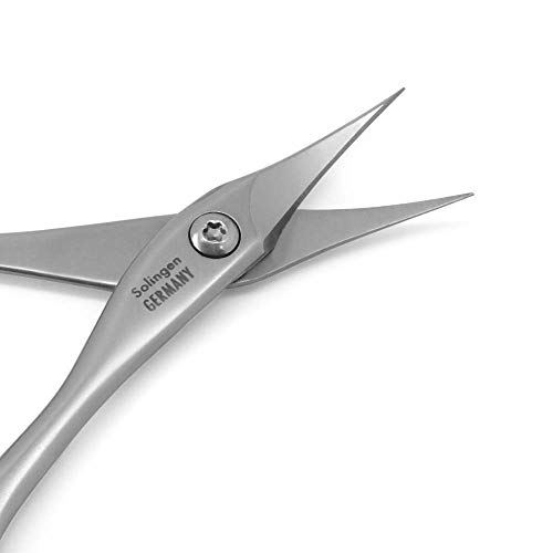 GERMANIKURE Tower Point Cuticle Scissors - FINOX Stainless Steel Professional...