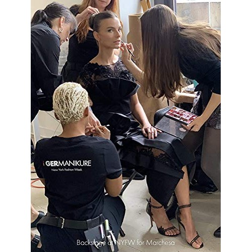 GERMANIKURE Tower Point Cuticle Scissors - Self-Sharpening FINOX22 Titanium C...