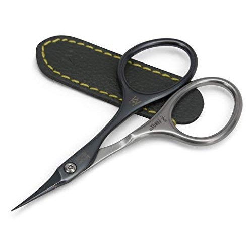 GERMANIKURE Tower Point Cuticle Scissors - Self-Sharpening FINOX22 Titanium C...