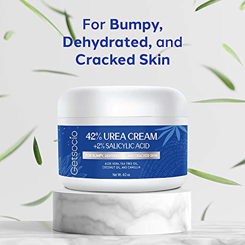 Urea Cream 42% Plus Salicylic Acid 4 Oz, Upgraded Callus Remover Hand Cream F...
