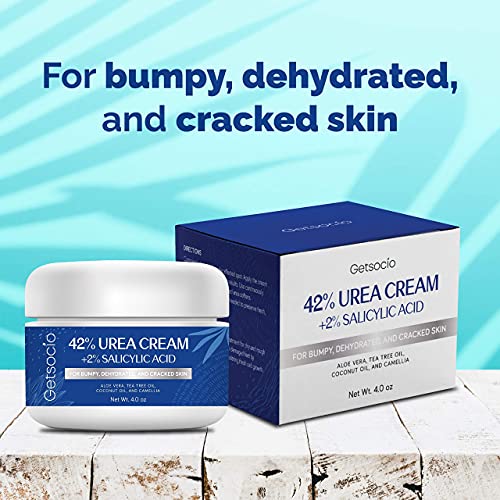 Urea Cream 42% Plus Salicylic Acid 4 Oz, Upgraded Callus Remover Hand Cream F...