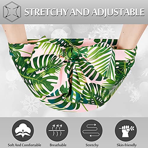 2 Pieces Shower Caps for Women, Waterproof Reusable Shower Hair Caps Elastic ...