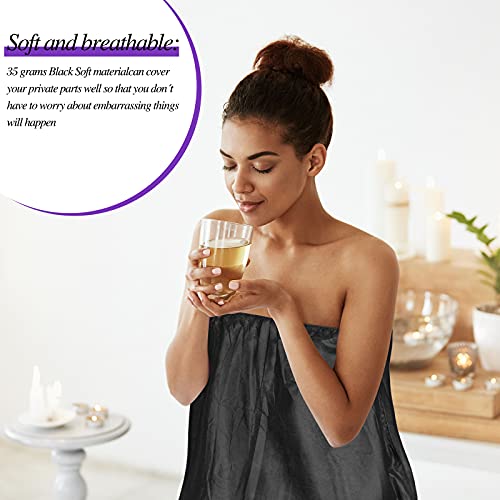 20 Pieces Disposable Spa Wrap Non-Woven Bath Wrap Disposable Spa Wrap Bathrob...