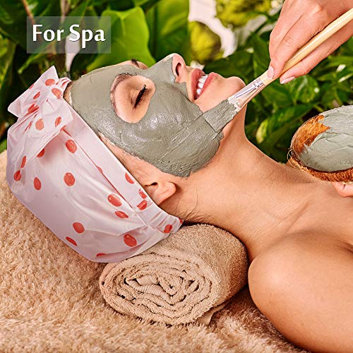 3 Pieces Shower Caps for Women, Waterproof Reusable Shower Hair Caps Elastic ...