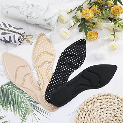 4 Pairs High Heel Insoles Breathable Shoe Pads Boot Inserts Foot Cushion Inse...