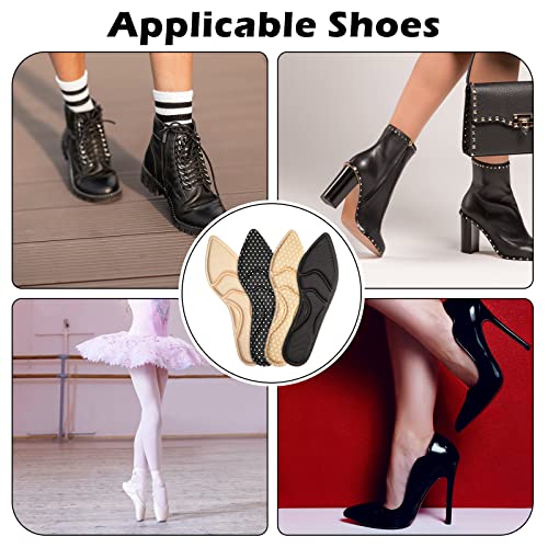 4 Pairs High Heel Insoles Breathable Shoe Pads Boot Inserts Foot Cushion Inse...