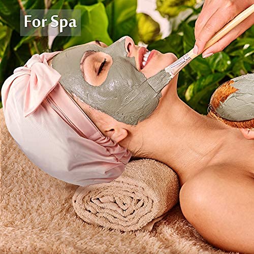 4 Pieces Shower Caps for Women, Waterproof Reusable Shower Hair Caps Elastic ...