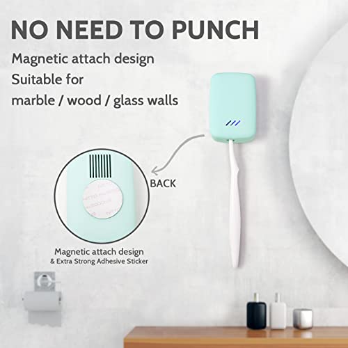GFU Toothbrush Sanitizer Case, Eliminates Rate up to 99.99%, Rechargeable Por...
