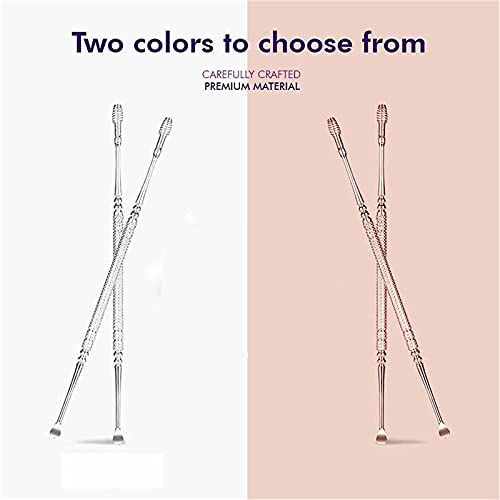 GHGFHD Spiral Ear Wax Ear Pick Spoon,Double-Ended Stainless Steel Spiral Ear ...