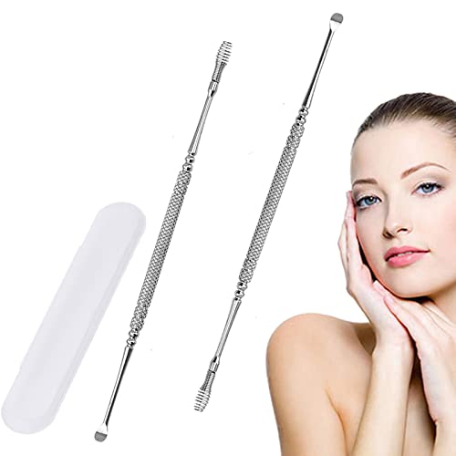 GHGFHD Spiral Ear Wax Ear Pick Spoon,Double-Ended Stainless Steel Spiral Ear ...