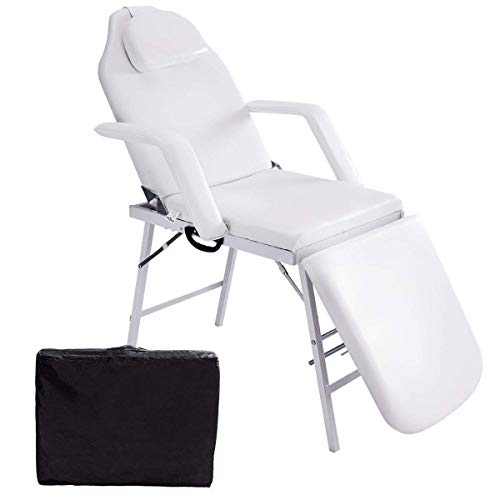 Giantex Adjustable Massage Facial Table Bed, 73 Inch Massage Tattoo Chair for...