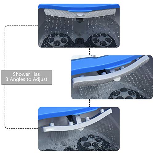 Giantex Foot Spa Bath Massager w/Heat, Water Shower Adjustable in Angles, Mot...