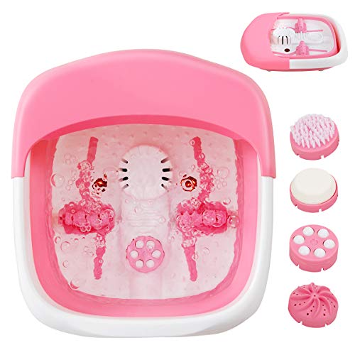Giantex Heated Foot Spa Bath Massager Collapsible Design, 3 in 1 Footbath Tub...