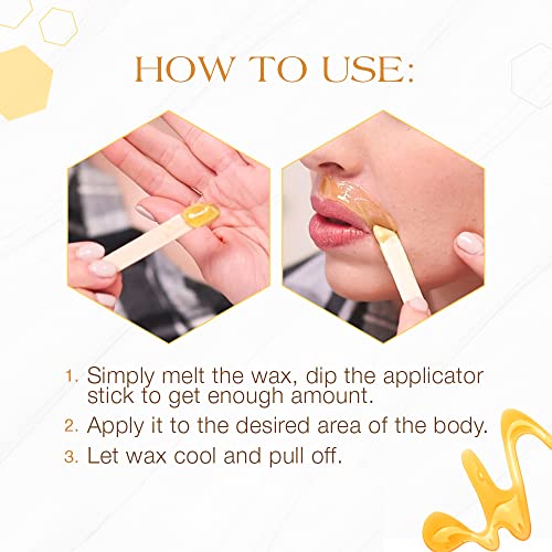 GiGi Accu Edge Small Wax Applicators for Hair Waxing/Hair Removal, 100 Pieces