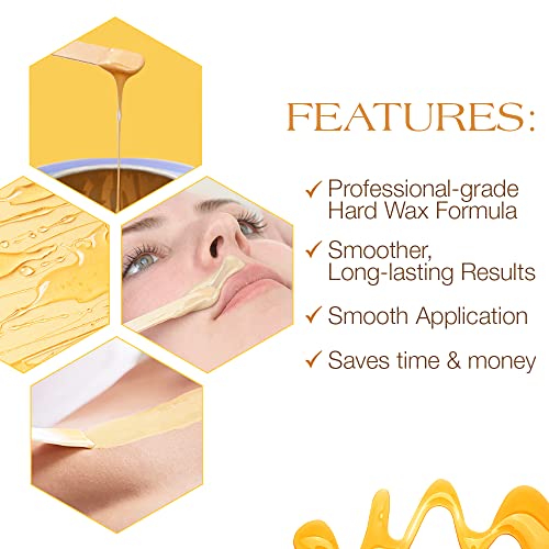 GiGi All Purpose Hair Removal Hard Wax for All Skin Types, 14 oz
