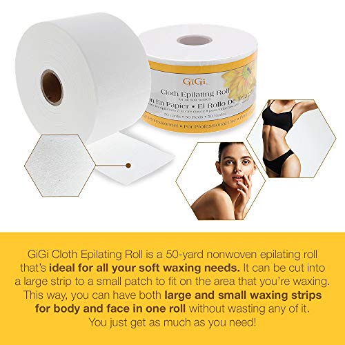 GiGi Cloth Epilating Roll for Hair Waxing / Hair Removal, 50 yds