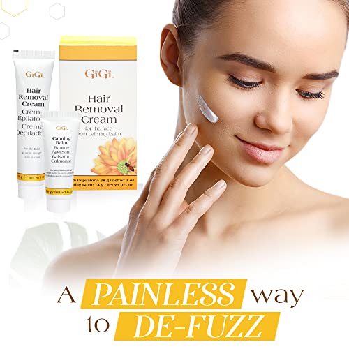 GiGi Facial Hair Removal Cream and Calming Balm Set