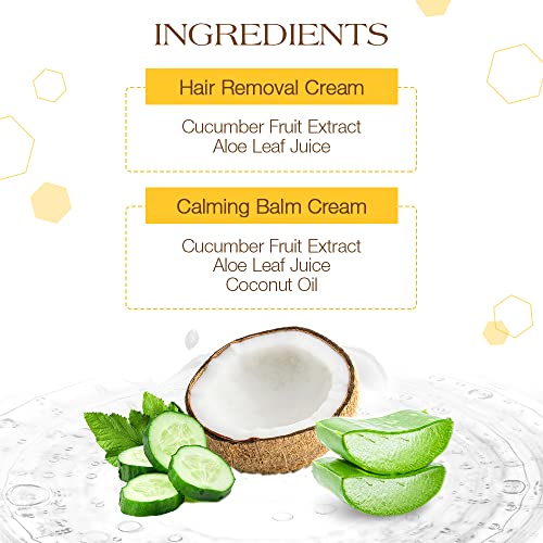 GiGi Facial Hair Removal Cream and Calming Balm Set