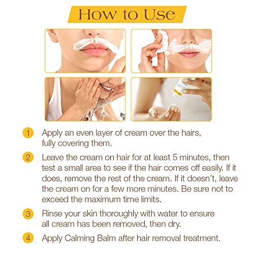 GiGi Facial Hair Removal Cream and Calming Balm Set