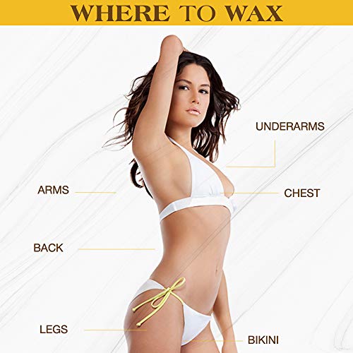 GiGi Hair Removal Strips for the Body - Pre-Waxed with GiGi All-Purpose Honee...