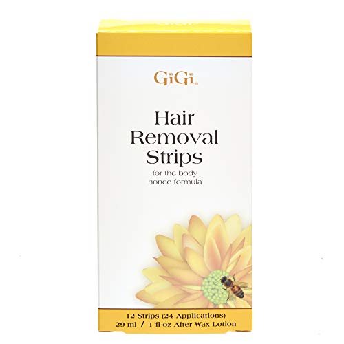 GiGi Hair Removal Strips for the Body - Pre-Waxed with GiGi All-Purpose Honee...
