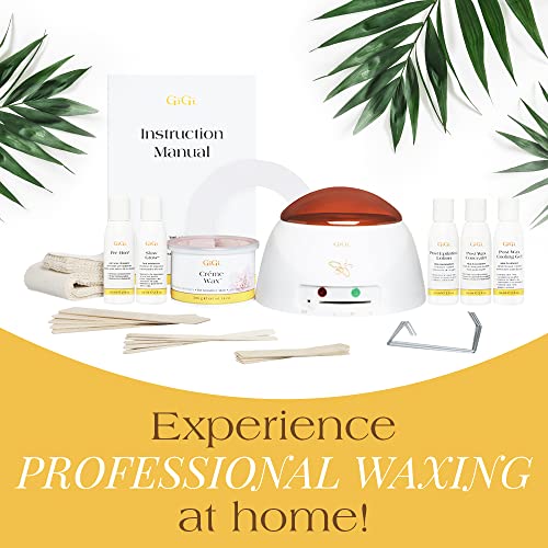 GiGi Mini Pro Hair Removal Waxing Kit, Salon-Quality Waxing Essentials for Pr...