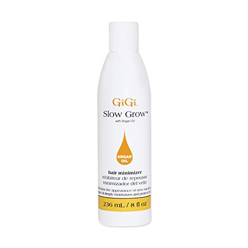 GiGi Slow Grow Hair Inhibitor Lotion with Argan Oil, Hair Regrowth Minimizer,...