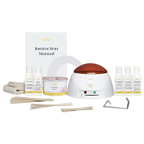 GiGi Student Starter Hair Removal Kit, Ultimate Waxing Set for Beginners, For...