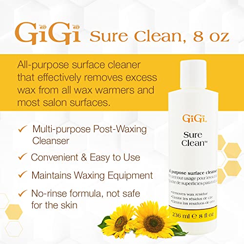 GiGi Sure Clean – All-Purpose Wax Warmer and Surface Cleaner, 8 oz