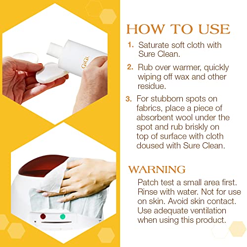 GiGi Sure Clean – All-Purpose Wax Warmer and Surface Cleaner, 8 oz