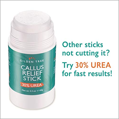 Callus Relief Stick with Powerful 30% Urea - Quick & Easy No-Mess Stick Helps...