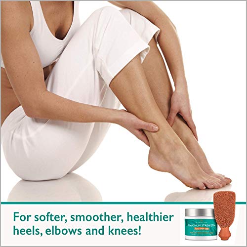 Callus Remover Gel + Foot Scrubber Kit - Pedicure Tools for Dry Cracked Heels