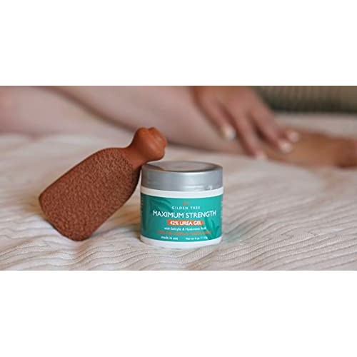 Callus Remover Gel + Foot Scrubber Kit - Pedicure Tools for Dry Cracked Heels