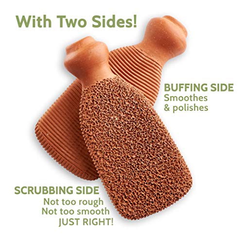 Pumice Stone for Feet Lasts 5+ Years Foot Exfoliator Scrubber Callus Remover