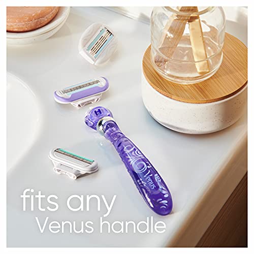 Gilette Venus Extra Smooth Five-Bladed Razor Cartridge Refills, Razors for Wo...